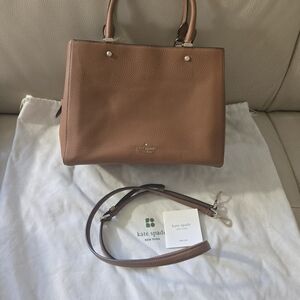 Kate Spade Brown Leather Tote Bag